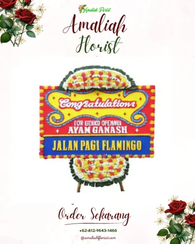 Bunga Papan Congratulation di Krangkeng